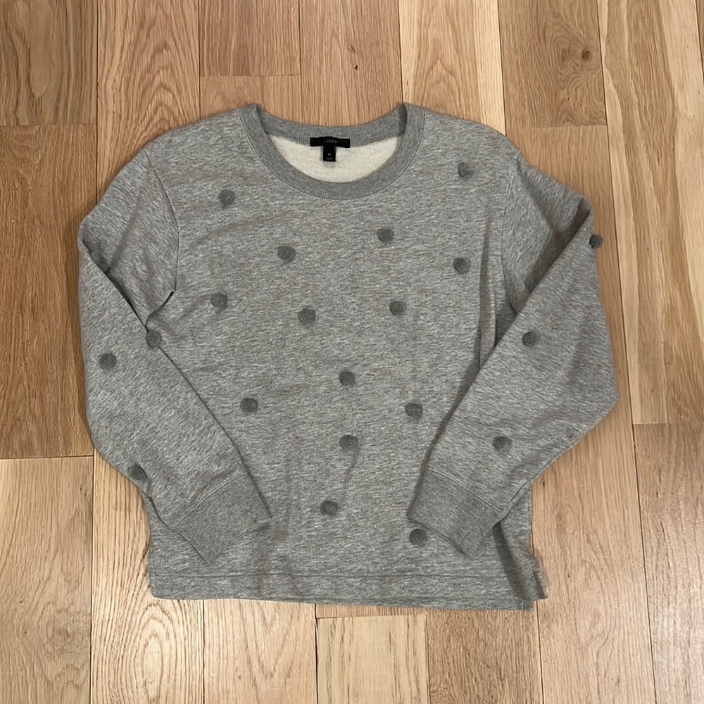 Jcrew pompom sweater